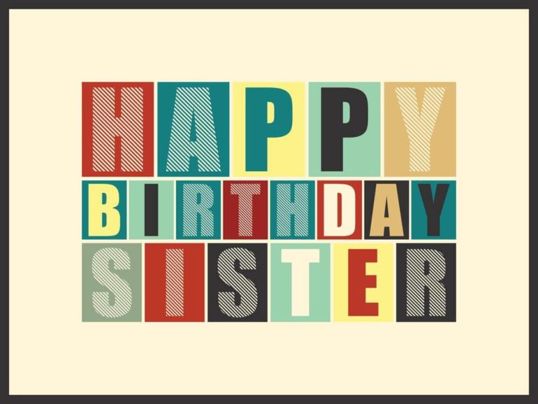 Happy Birthday Sister wishing images