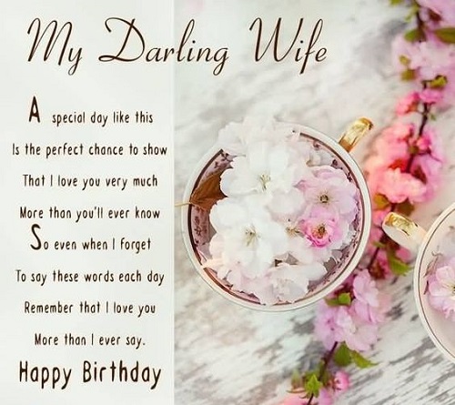 happy birthday poems for wife