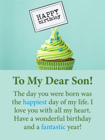 Happy Birthday wishes for Son