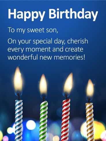 Happy Birthday wishes for Son