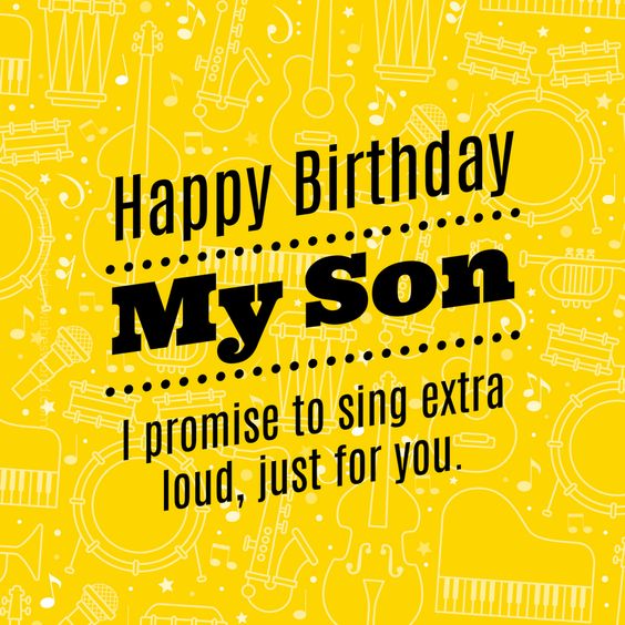 Happy Birthday wishes for Son