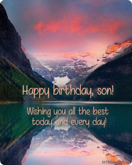 Happy Birthday wishes for Son