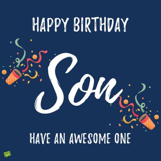 Happy Birthday wishes for Son