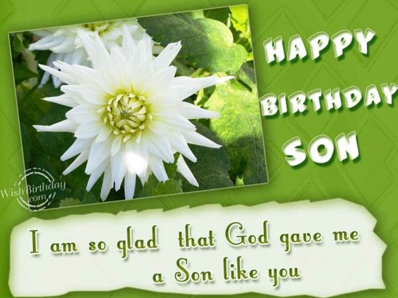 Happy Birthday wishes for Son