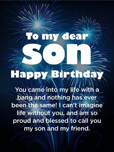 Happy Birthday wishes for Son