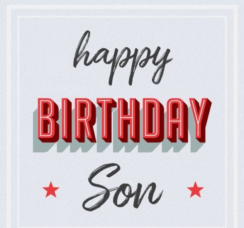 Happy Birthday wishes for Son