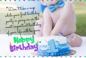 Birthday Wishes For Baby Boy 1st Birthday