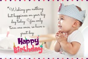 Birthday Wishes For Baby Boy 1st Birthday