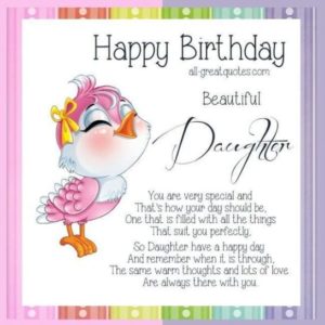 birthday wishes for daughter