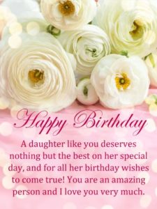 birthday wishes for daughter