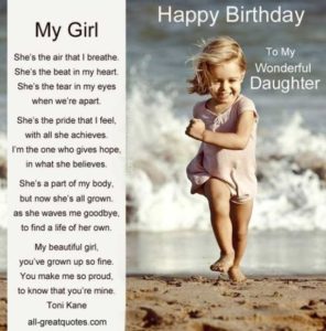 birthday wishes for daughter