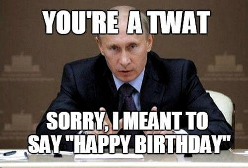 Funny Happy Birthday meme