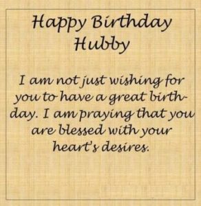 happy Birthday Hubby Wishes