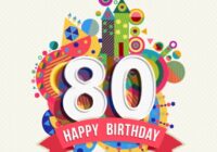 happy 80th birthday banner