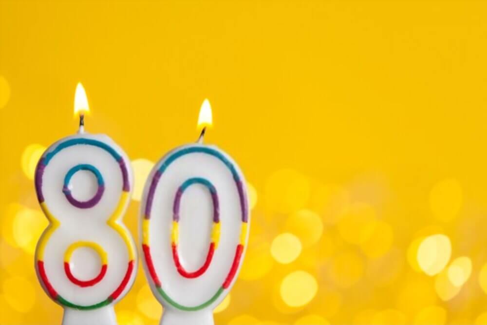 happy 80th birthday images