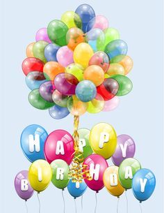 Happy birthday balloon image free download