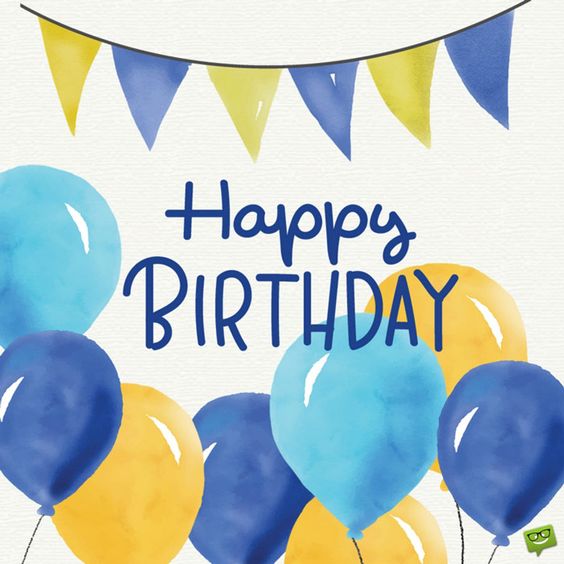 Happy birthday balloon image wishes