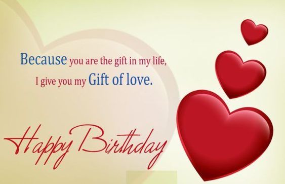 Emotional Happy Birthday wishes for lover GIF