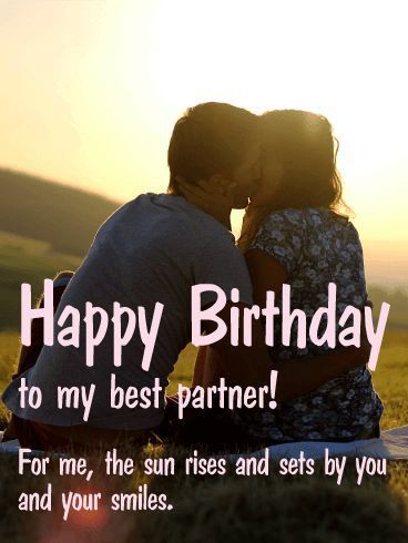 Emotional Happy Birthday wishes for lover clip art