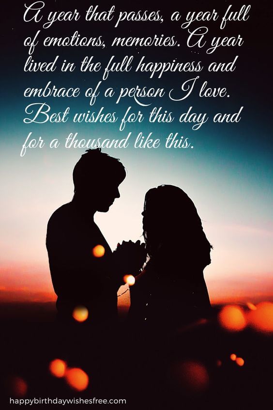 Emotional Happy Birthday wishes for lover picture