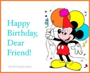 Happy Birthday Mickey Mouse Images and Quotes - Happy Birthday Time