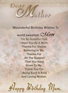 Happy Birthday Mom Images And Wishing Quotes - Happy Birthday Time