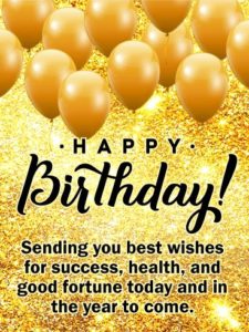 Happy Birthday Best Wishes And Quotes - Happy Birthday Time