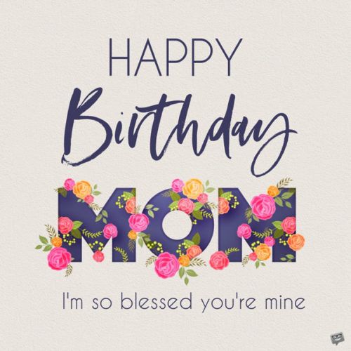 Happy Birthday mom Images