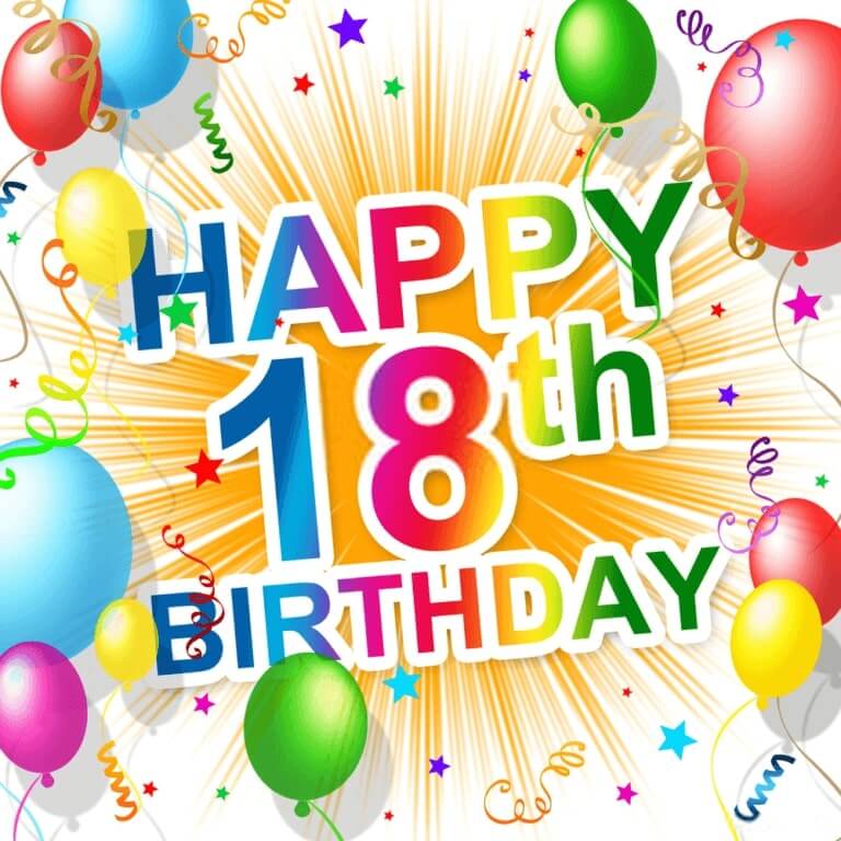 Verrassend Happy 18th birthday Wishing Quotes And Images - Happy Birthday Time OH-65