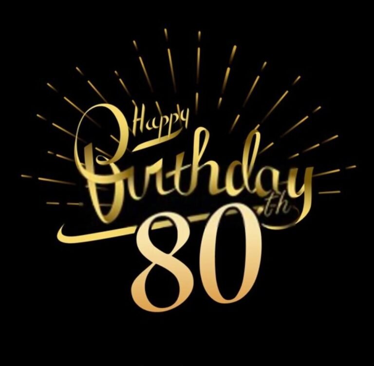 Happy 80th birthday images | Free Birthday Photos Download